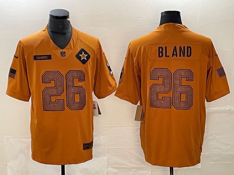 Men Dallas Cowboys #26 Bland brown Nike 2023 Salute To Service Limited NFL Jersey